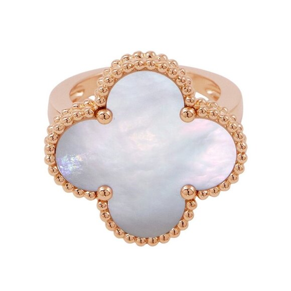 Van Cleef & Arpels Jewelry - Van Cleef & Arpels Magic Alhambra Ring Size 48/#8 18K Yellow Gold VCARF78948